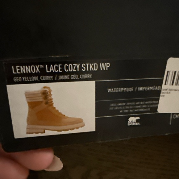 Sorel Women's Lennox Lace Cozy Stacked Waterproof NL4842-712 size 9.5 - Picture 5 of 5